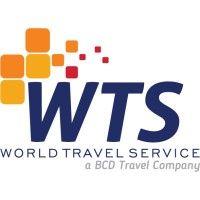 world travel service, a bcd travel company logo image