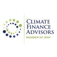 climate finance advisors, member of wsp