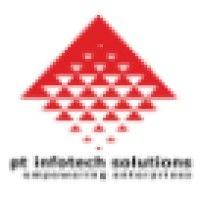 pt infotech solutions logo image