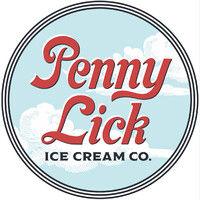 penny lick ice cream company logo image