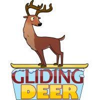 gliding deer