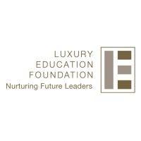 the luxury education foundation logo image