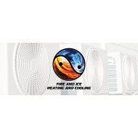 fire & ice heating and cooling logo image