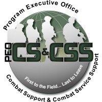 u.s. army peo combat support & combat service support logo image