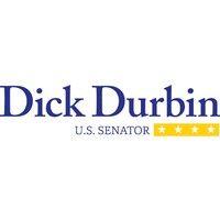 dick durbin for u.s. senate logo image