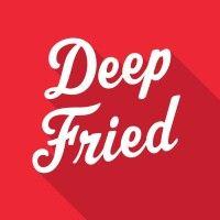 deep fried advertising logo image