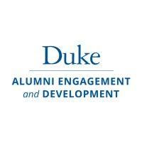 duke alumni engagement and development logo image