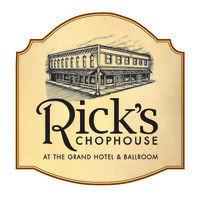 rick's chophouse at the grand hotel and ballroom logo image