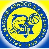 maccabi ashdod basketball club logo image