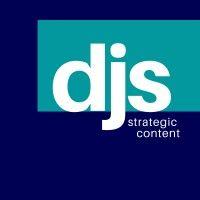 djs strategic content development, communications, assigning & editing logo image