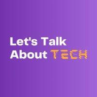 let's talk about tech logo image