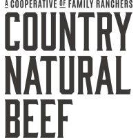 country natural beef logo image