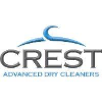 crest advanced dry cleaners logo image