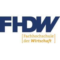 fachhochschule der wirtschaft (fhdw) logo image