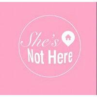 she's not here logo image