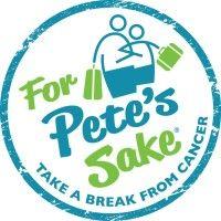 for pete's sake ® cancer respite foundation logo image