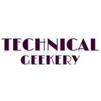 technical geekery logo image