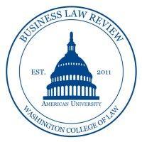 american university business law review logo image