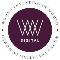 women investing in women digital logo image