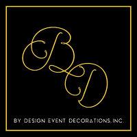 by design event decorations, inc. logo image