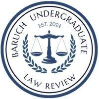 baruch undergraduate law review logo image