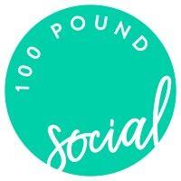 100 pound social logo image