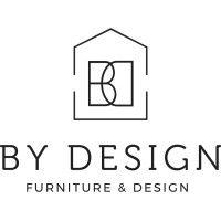 by design furniture + interior design logo image