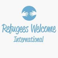 refugees welcome international logo image