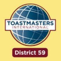 toastmasters international - district 59 logo image