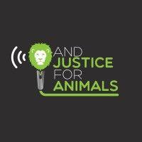 and justice for animals podcast logo image