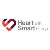 heart with smart group logo image