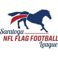 saratoga nfl flag football league logo image