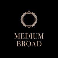 medium broad marketing and photography logo image