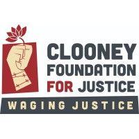 clooney foundation for justice logo image