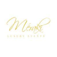 meraki luxury events logo image