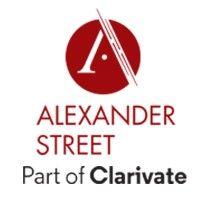 alexander street, part of clarivate