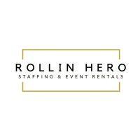 rollin hero staffing & event rentals logo image