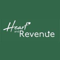 heart and revenue logo image