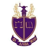 phi alpha delta pre-law fraternity, international logo image