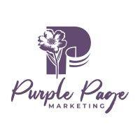 purple page marketing logo image