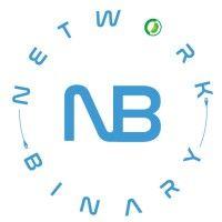 network binary logo image