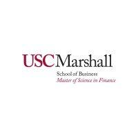 usc marshall master of science in finance logo image