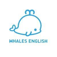 whales english logo image