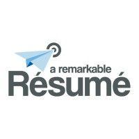 a remarkable resume logo image