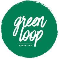 green loop marketing logo image