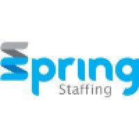 spring staffing logo image