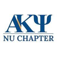 alpha kappa psi - nu chapter logo image