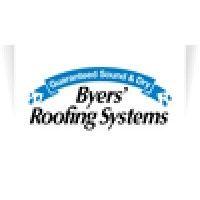 byers leafguard gutter systems logo image