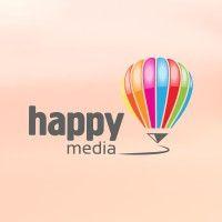 happy media logo image