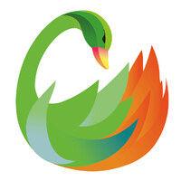 green swan logo image